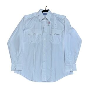 NWT‎ USA Made Jaguar Conqueror White Shirt Size 16 1/2 Western Police Uniform